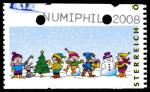 ATM 25th Edition "Numiphil 2008" without value imprint and heavily misperforated