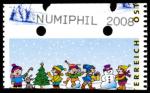 ATM 25th Edition "Numiphil 2008" without value imprint and heavily misperforated