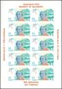 Buntdruck mit Aufdruck zum Gedenkjahr 2016