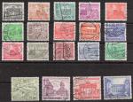 Berlin ANK 042-60 "Berliner Bauten" Freimarkenausgabe 1949 kompletter Satz gestempelt