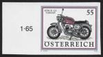 ANK 2642 U 2006 55 Cent “Motorcycles” imperforate