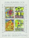 Hundertwasser Jubiläumsblock