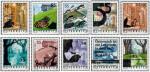 Ferienland Austria overprint stamps