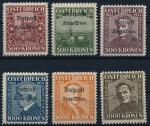 Notpost 1924 Linz kompletter Satz alle 6 Werte postfrisch